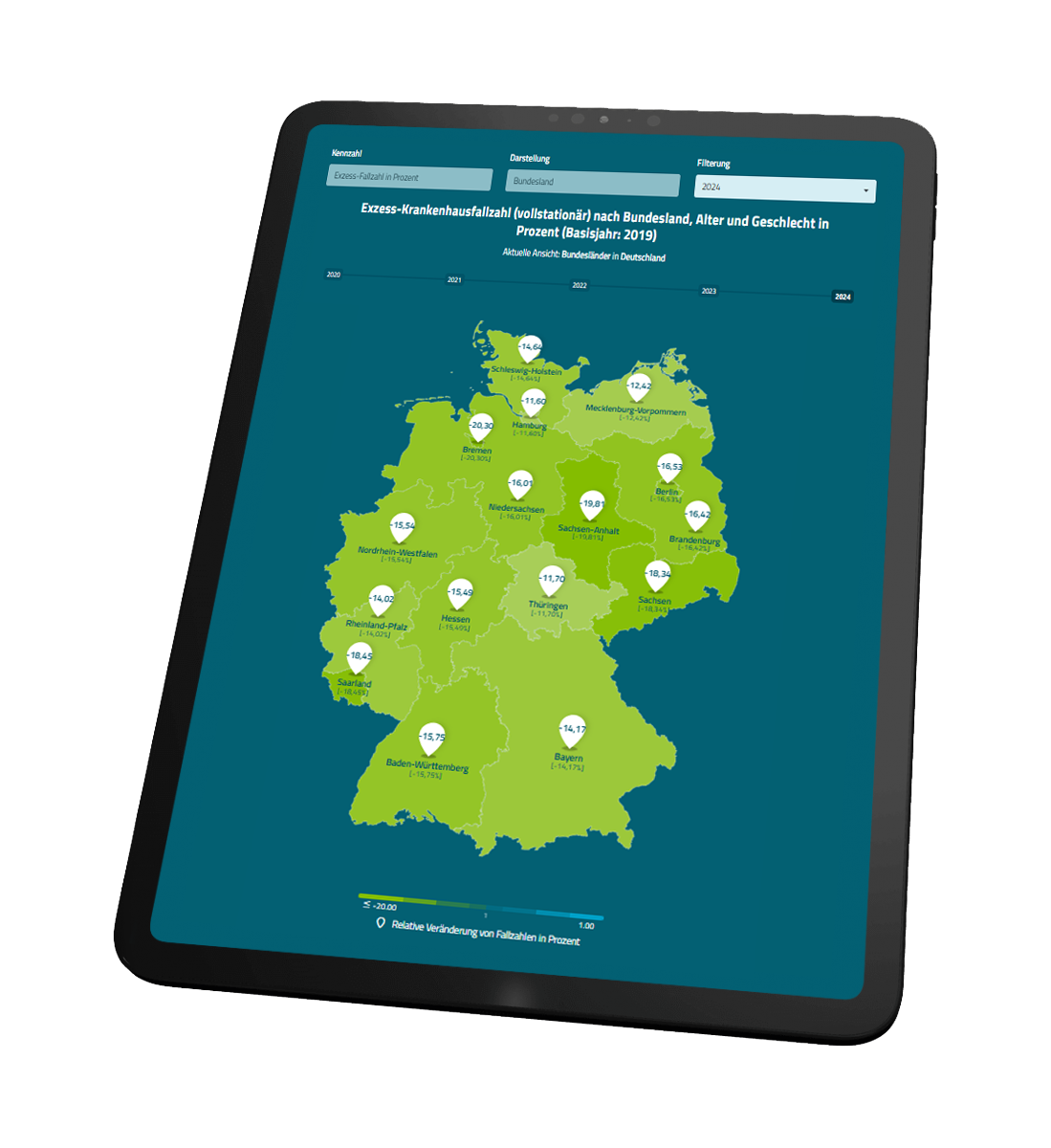 Mockup Tablet mit PDF